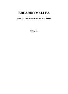 Historia De Una Pasion Argentina Pdf