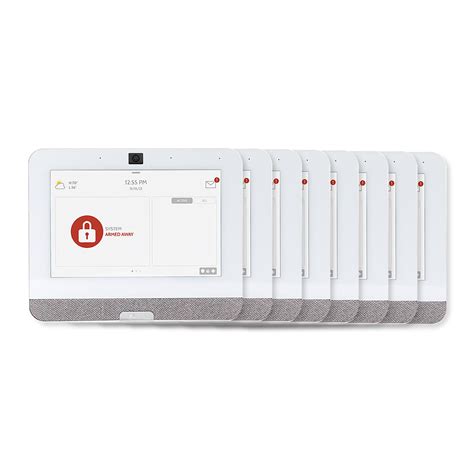 Qolsys IQ Panel 4 PowerG 319 5 MHz AT T White 8 Pack