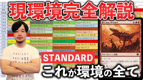 【mtgアリーナ】スタンダードメタゲーム完全解説『環境の全てが分かります』【mtg Arenamagic The Gathering