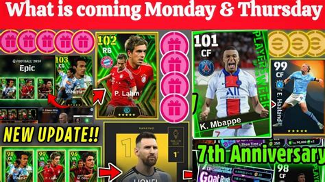 Whats Coming On Monday And Next Thursday Efootball 2024 Mobile Free