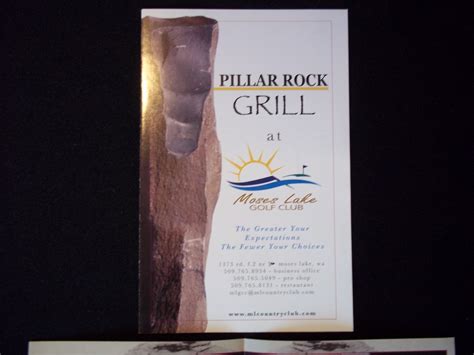 Pillar Rock Grill Menu by Sarah Elms at Coroflot.com