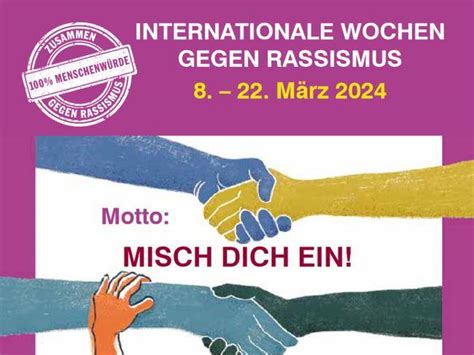 Internationale Wochen Gegen Rassismus Vom 8 März Bis 22 April