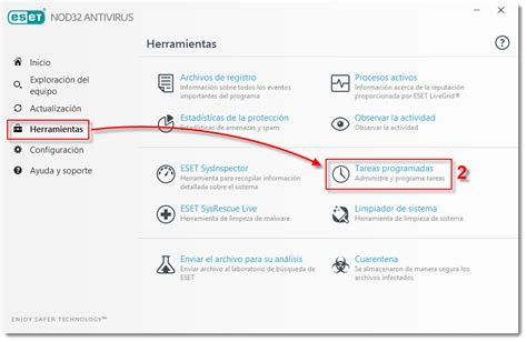 Kb Crear Una Exploraci N Programada En Su Producto Eset Para Windows