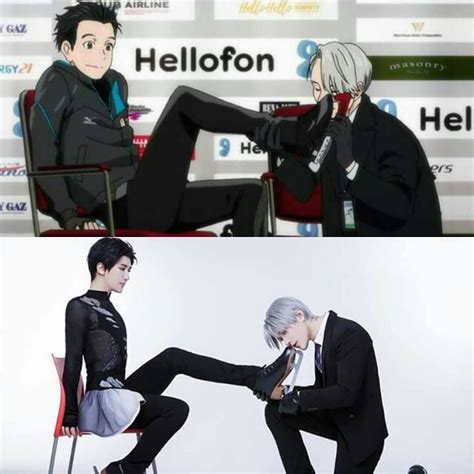 Victor Viktor Nikiforov X Yuri Yuuri Katsuki Victuri Victuuri