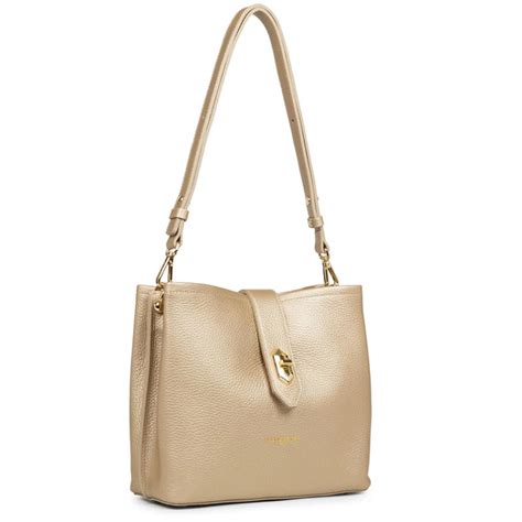 Lancaster Top Double Sac Seau Champagne In Nude