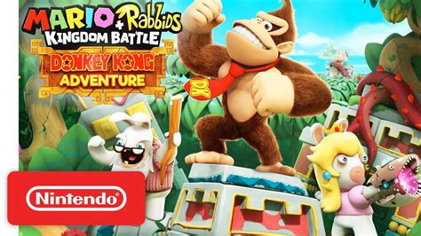 Mario Rabbids Kingdom Battle Donkey Kong Adventure Launch Trailer