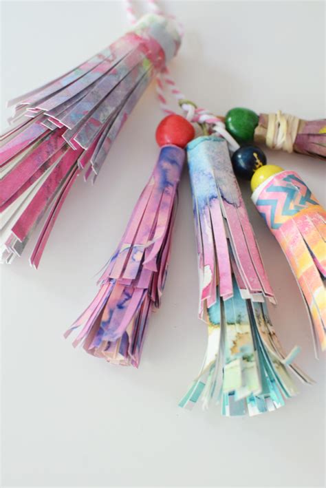 How To Make Paper Tassels Meri Cherry