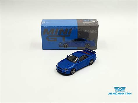 Xe Mô Hình Nissan Skyline Gt R R34 V Spec Ii Bayside Blue 164 Minig Shop Xe Mô Hình Tĩnh