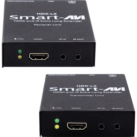 Smart AVI HDX LX HDMI And IR Extender Over CAT5 HDX LXS B H