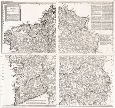 Galicia Reino Mapas Generales 1784 1977