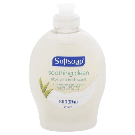 Softsoap Hand Soap Aloe Vera Fresh Scent Moisturizing Soothing Clean