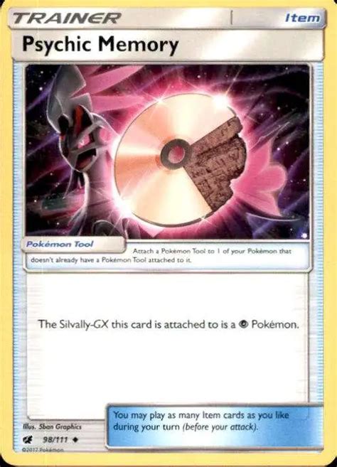 Pokemon Sun Moon Crimson Invasion Single Card Uncommon Psychic Memory