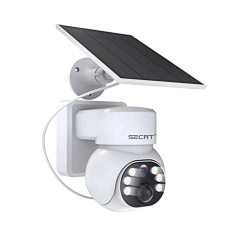 3G/4G LTE Outdoor Cameras Wireless, SECRT Solar Powered Home Security Cameras with SIM Card, No ...