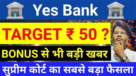 Yes Bank Share Letest News Yes Bank Share Price Target Yes Bank