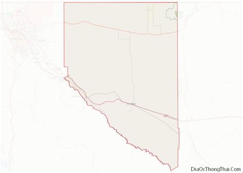 Map of Hudspeth County, Texas - Thong Thai Real