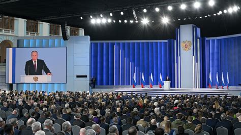 Fotos Del Discurso De Vladimir Putin Ante La Asamblea Federal De Rusia Imágenes