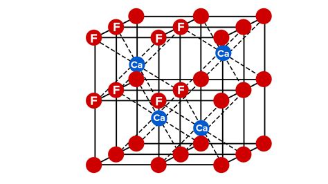 Specify The Co Ordination Number Of Calcium And Fluoride Ion In The