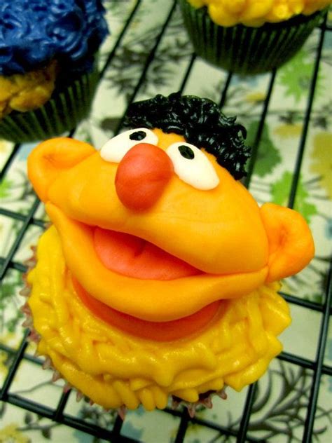 The Cupcakes Have Been Decorated To Look Like Muppets