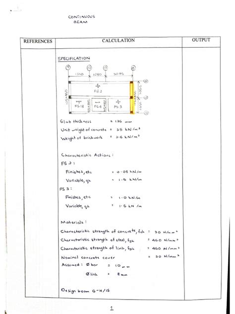 Continuous Beam | PDF | Building Technology | Civil Engineering