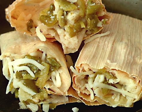 Green Chile And Cheese Tamales 6 Pack