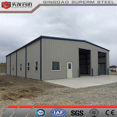 Industrial Prefabricated Metal Structural Steel Frame Construction