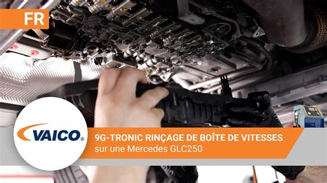 Rinçage de la boîte de vitesses 9G Tronic sur la Mercedes GLC 250 avec