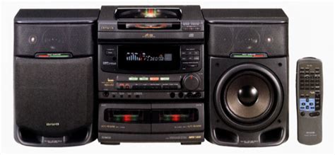 Aiwa NSX V52 Manufacture 1995 Diseño de altavoces Tornamesa Equipo