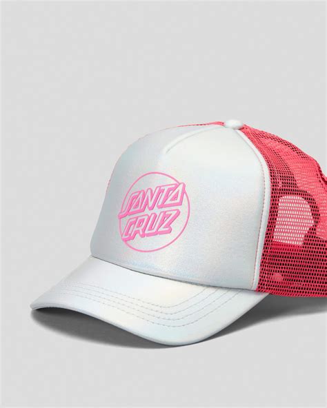 Shop Santa Cruz Girls Opus Dot Cap In Multi Fast Shipping Easy