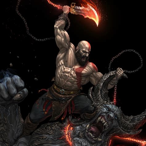 Artstation Kratos The God Of War