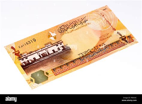 Half Dinar Of Bahrain Dinar Is The National Currency Of Bahrain Stock