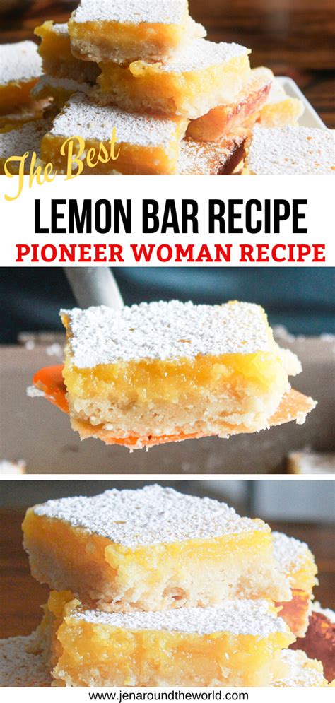 Lemon Bars Pioneer Woman Artofit