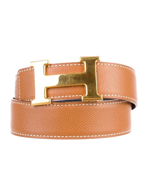 Hermès H Leather Belt Brown Belts Accessories Her23774 The Realreal