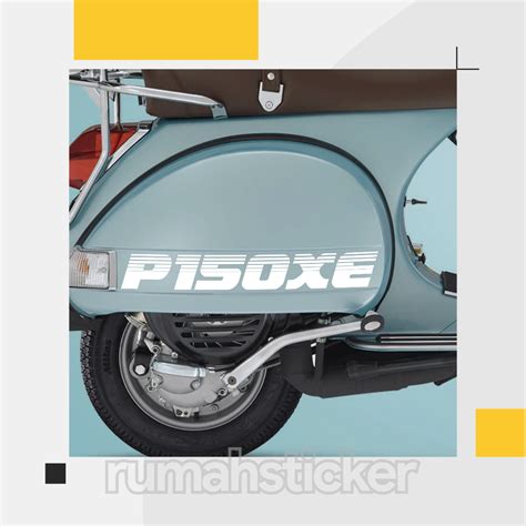 Jual Sticker Stiker Cutting Tepong Vespa Tak Classic Universal Px Ps