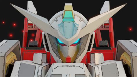 Reborns Gundam - 3D Model by Akbar_Indra