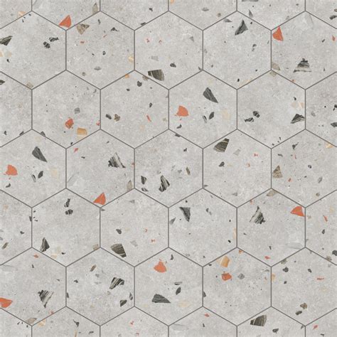 Sonar Hex Silver 8 5 8 In X 9 7 8 In Porcelain Floor And Wall Tile Merola Tile