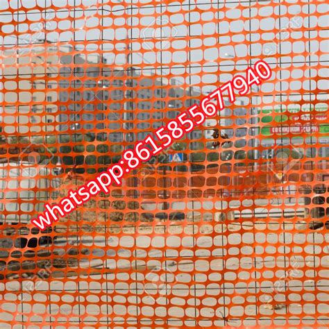 Orange Plastic Safety Fence Net