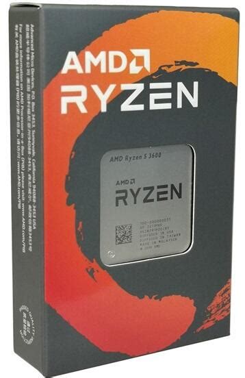 Amd Ryzen 5 3600 6 Core 3 6ghz Am4 Box Without Fan And Heatsink Vásárlás Olcsó Processzor árak