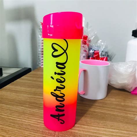 Garrafa Acqua Bio Degrad Personalizada Ml Elo