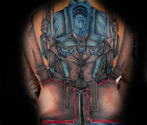 Optimus Prime Logo Tattoo