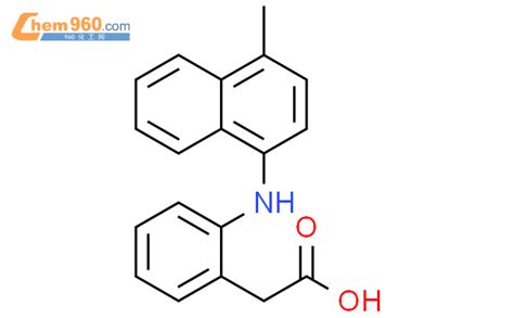 62809 31 8 Benzeneacetic acid 2 4 methyl 1 naphthalenyl amino 化学式