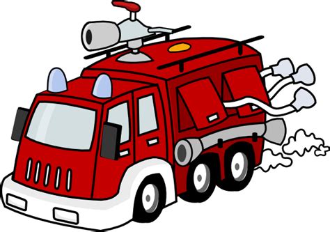 Download Fire Truck Clipart Transparent Background - Fire Station Clip ...