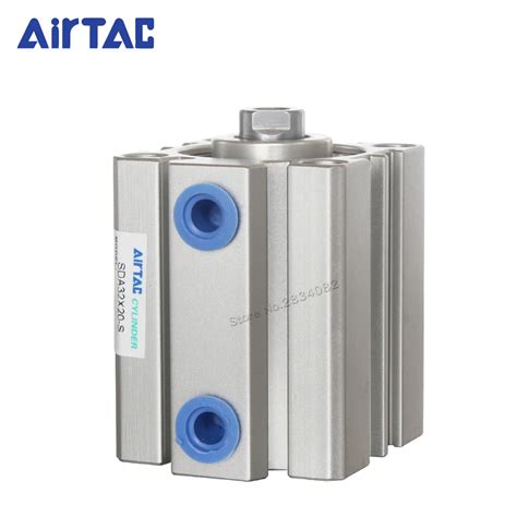 Sda Bore 32mm Stroke 20mm Aluminum Alloy Pneumatic Cylinder Compact Air