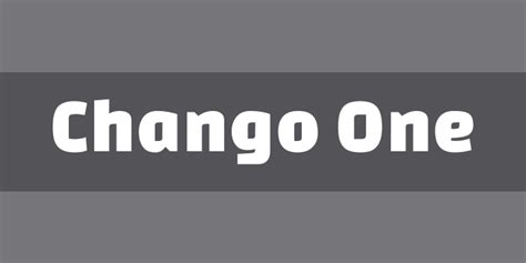 Chango One Font Zillion