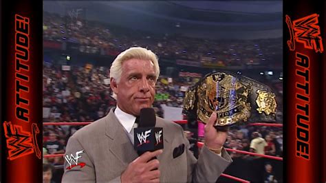 Ric Flair Presents The New Undisputed Championship Belt Wwf Raw 2002