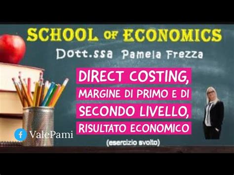 Direct Costing Margine Di Primo E Di Secondo Livello Risultato