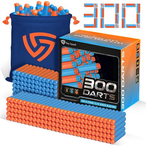 Snapklik.com : (300 Pack) Nerf Elite 2.0 Darts w/Storage Bag, Nerf ...