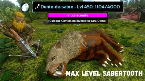 MAX LEVEL SABERTOOTH TAMING ARK SURVIVAL EVOLVED MOBILE EP14 S1