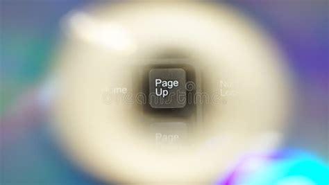 Close Up of the Page Up Button on the Computer Keyboard Stock Image ...