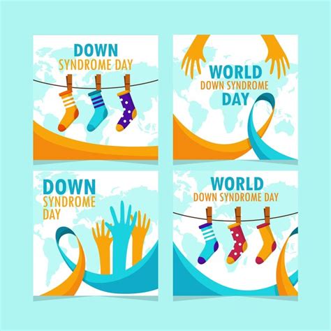 Premium Vector World Down Syndrome Social Media Post