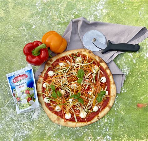 Recette Pizza Aux Crudités Dété Pizza Galbani